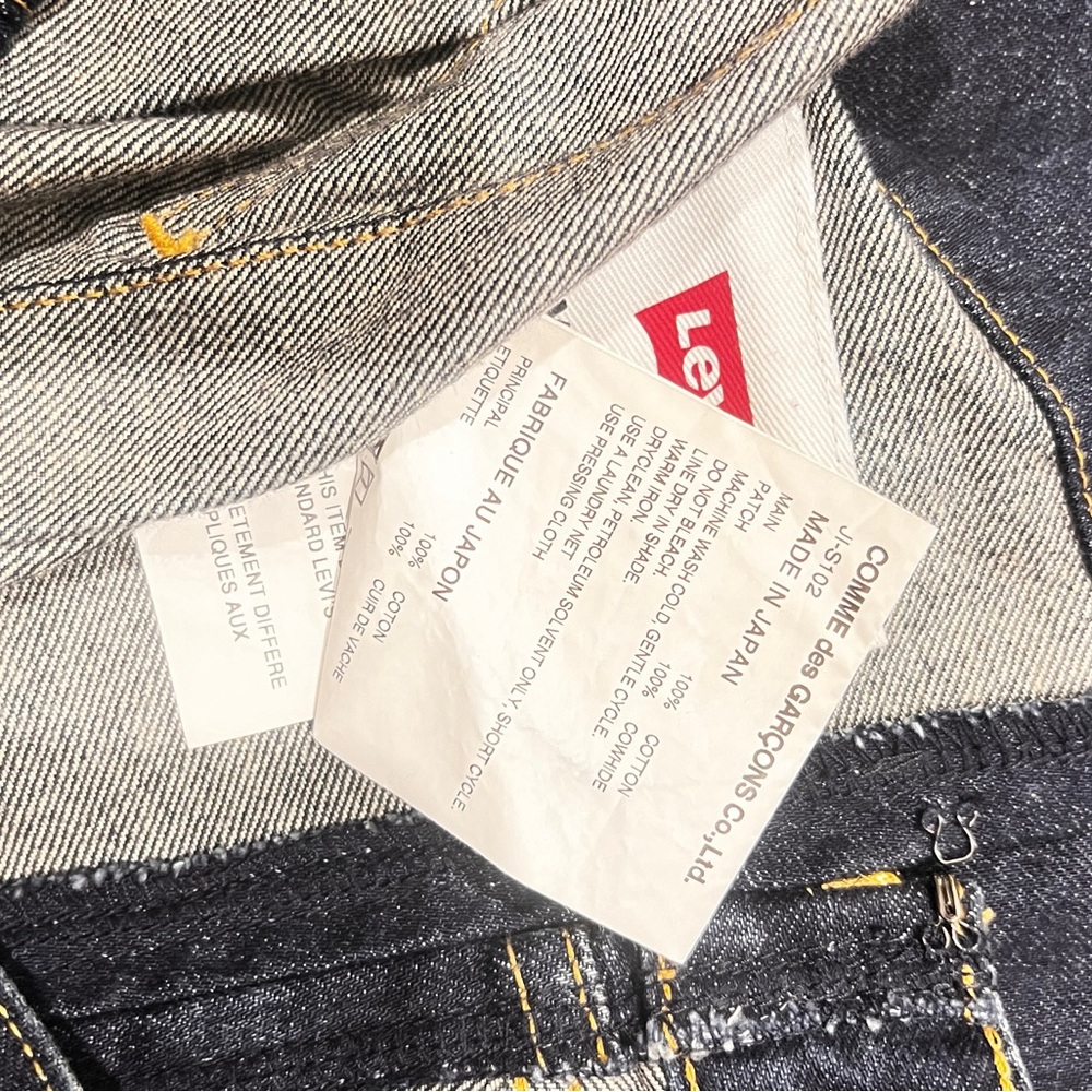 Junya Watanabe comme des garçon  x Levi’s asymmetric denim skirt - Picture 6 of 10